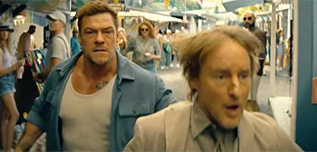 Runner movie poster featuring Alan Ritchson and Owen Wilson