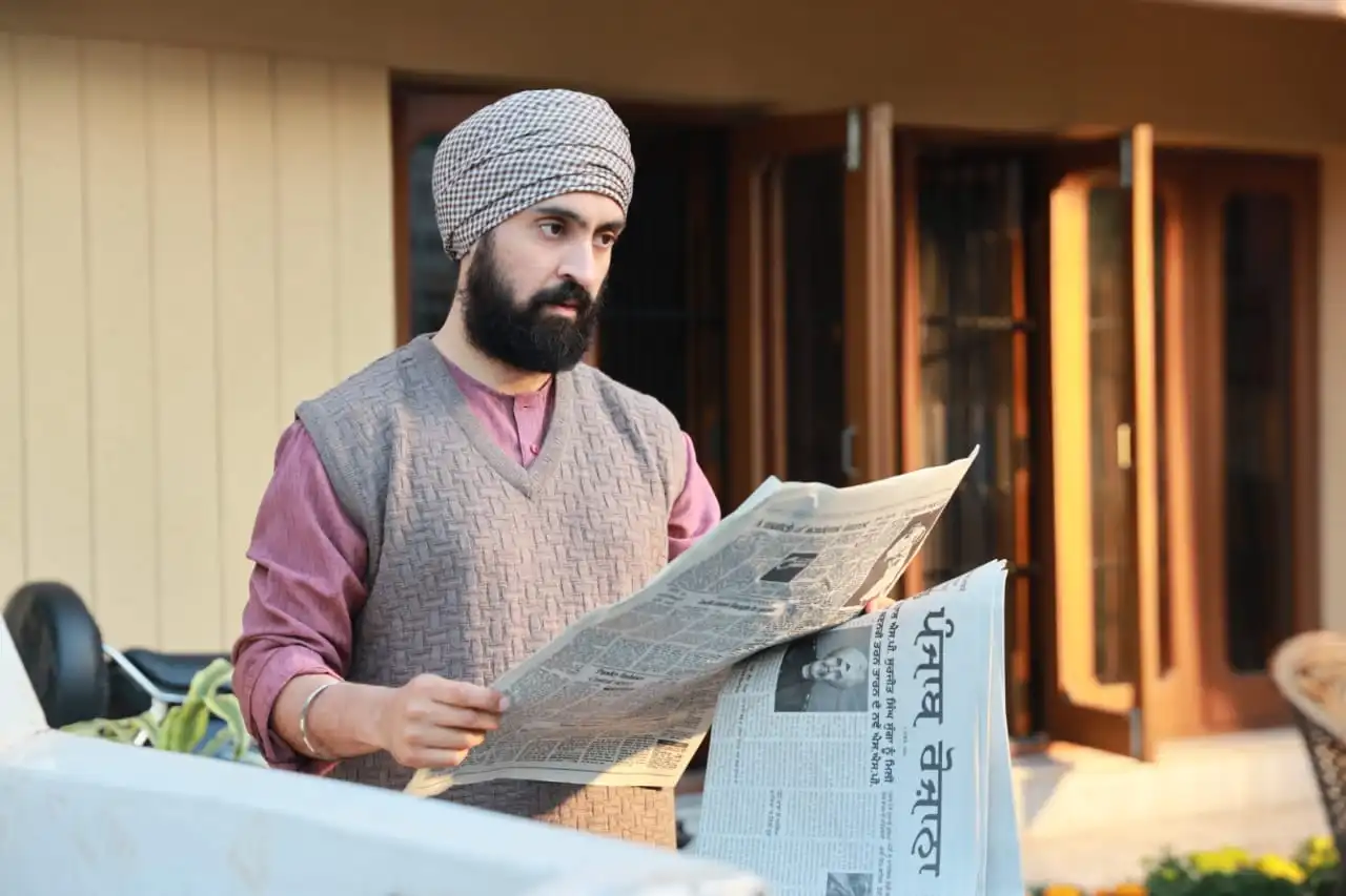 Satluj movie poster featuring Diljit Dosanjh