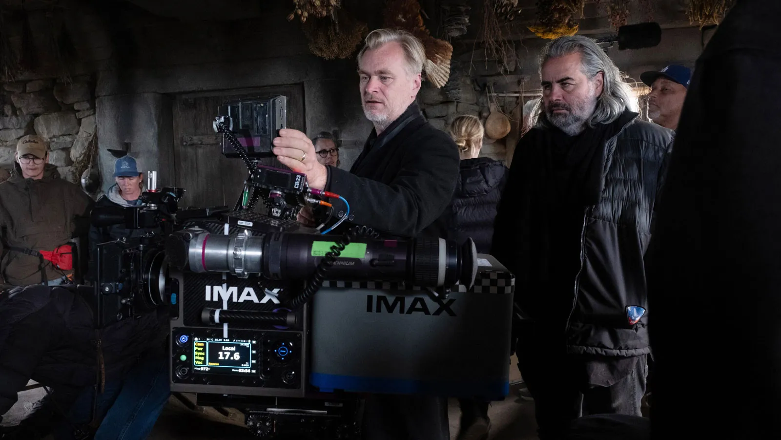 Christopher Nolan behind the scenes of The Odyssey