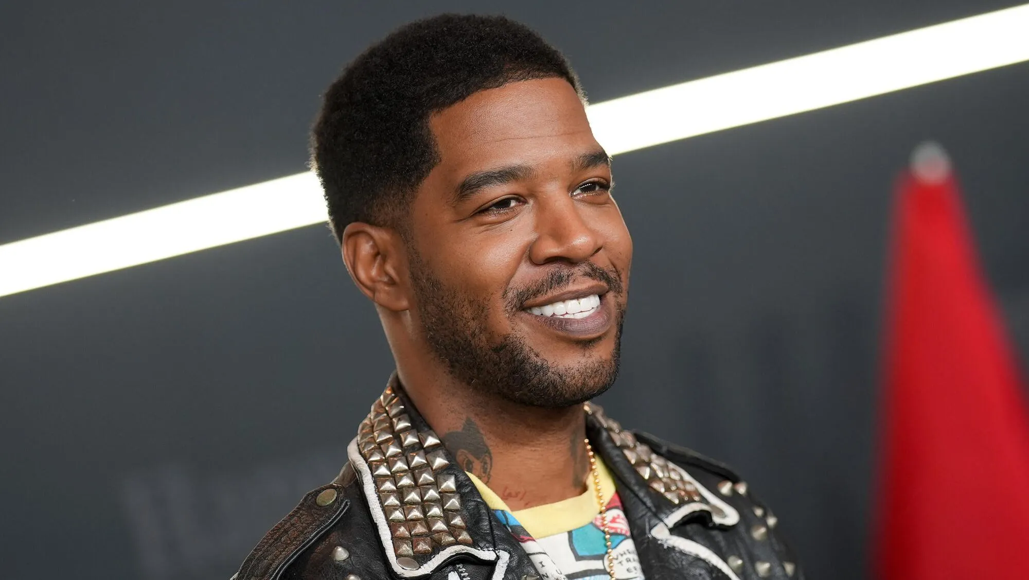 Kid Cudi at a film premiere