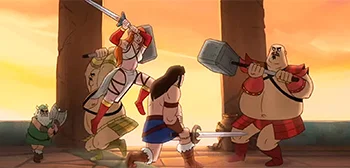 Golden Axe animated series promotional image