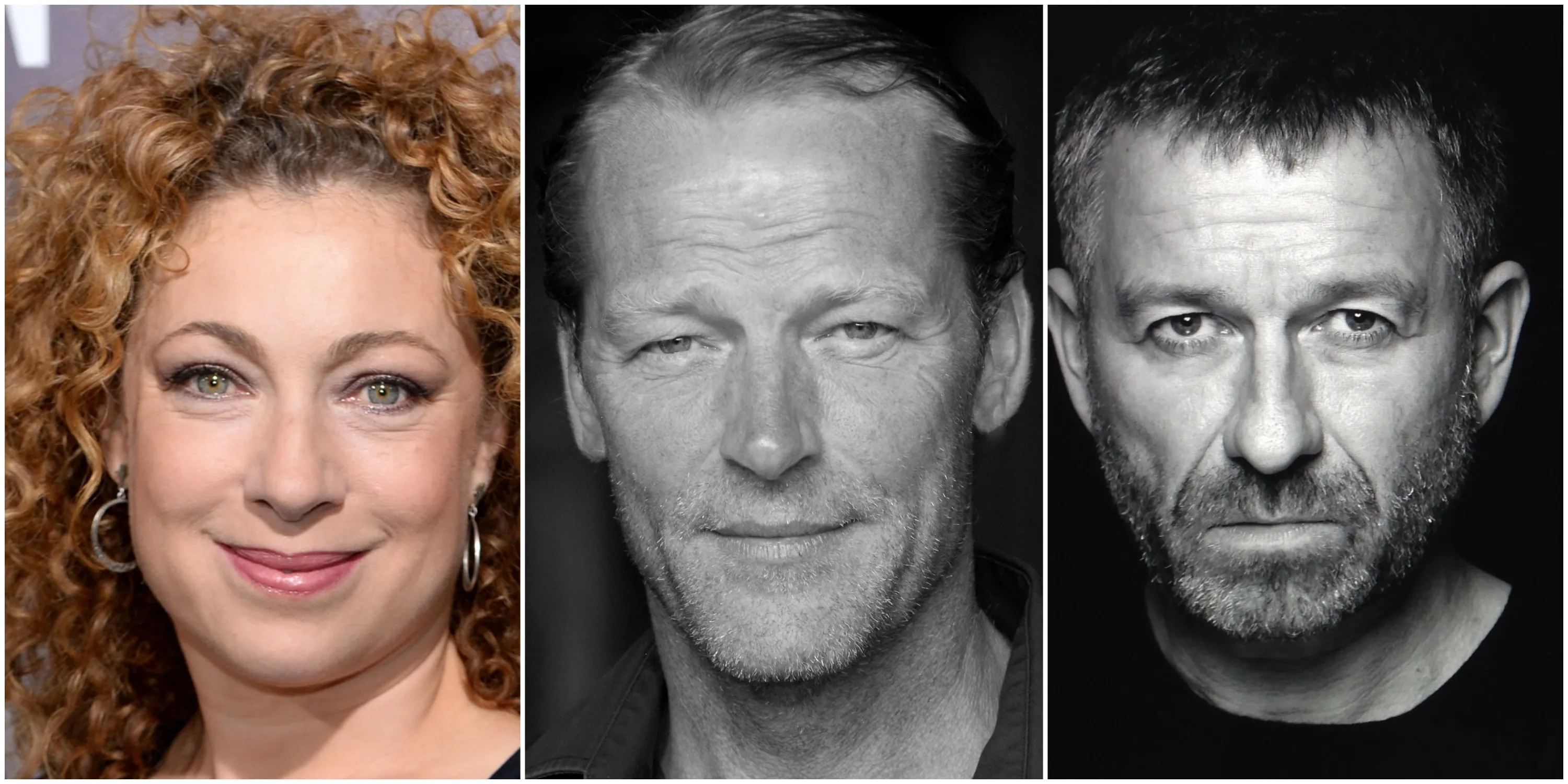 Cast of Danger Money: Alex Kingston, Iain Glen, Sean Pertwee