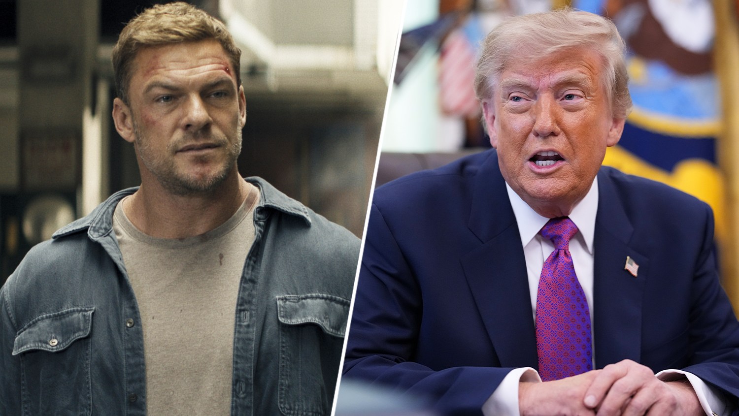 Alan Ritchson in Reacher series