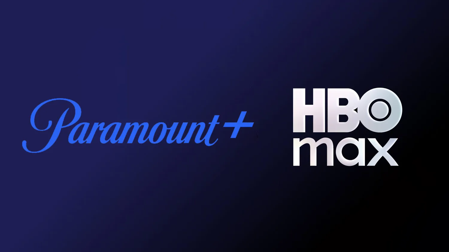 Paramount and HBO Max logos